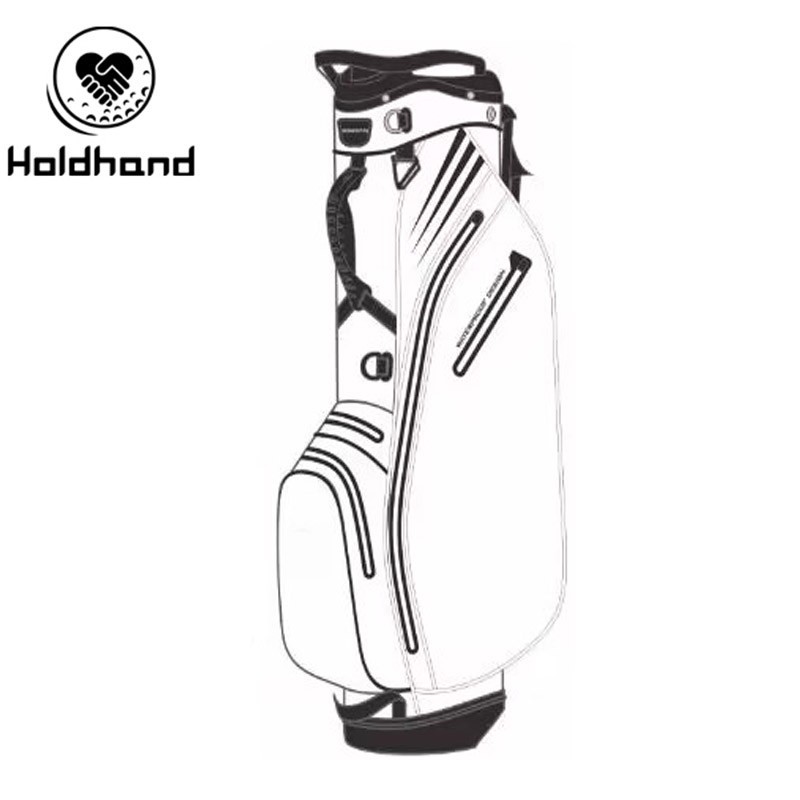 Colored 7-way Wholesale Custom Design Fashion Style Golf Bags Golf Carry Bags From Factory factory