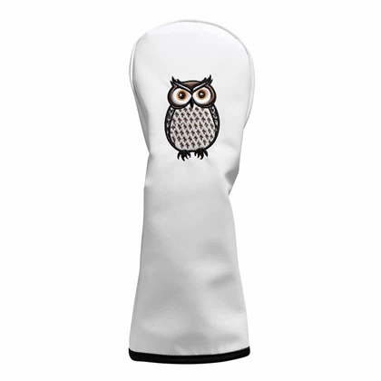Vozač prilagođenog dizajna/3 Wood/Hybrid Golf Headcover Empoidery Logo PU kožna glava golf kluba naslovnice